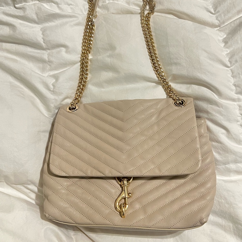 Rebecca Minkoff Edie Flap bag in Sand Dune